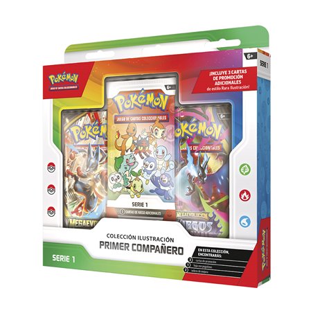 Pokemon Megaevolución Heroes Ascendentes - Pack Primer Compañero Castellano
