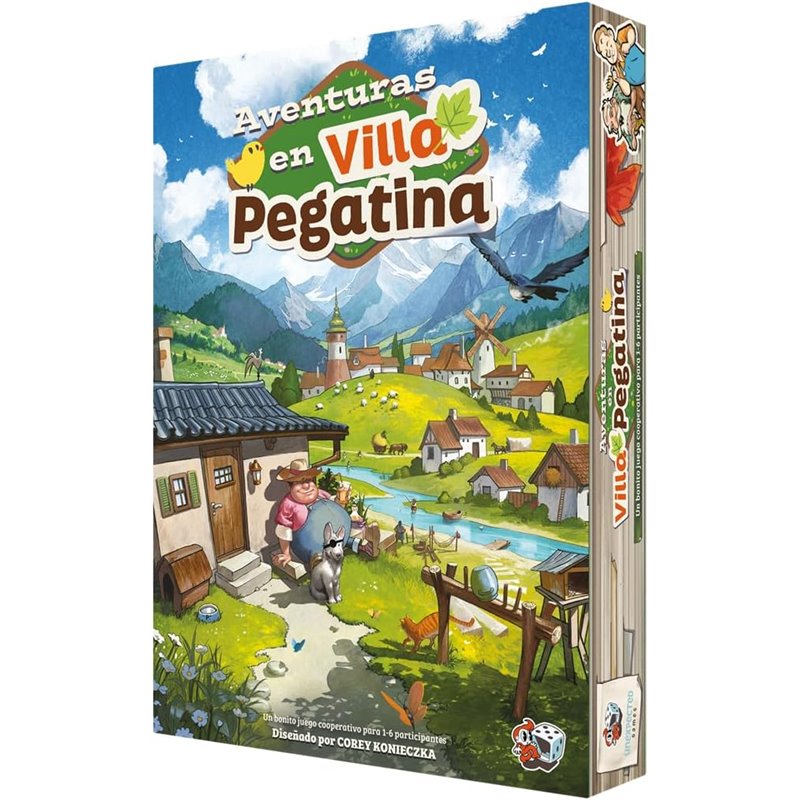 Aventuras en Villa Pegatina - Juego de Mesa