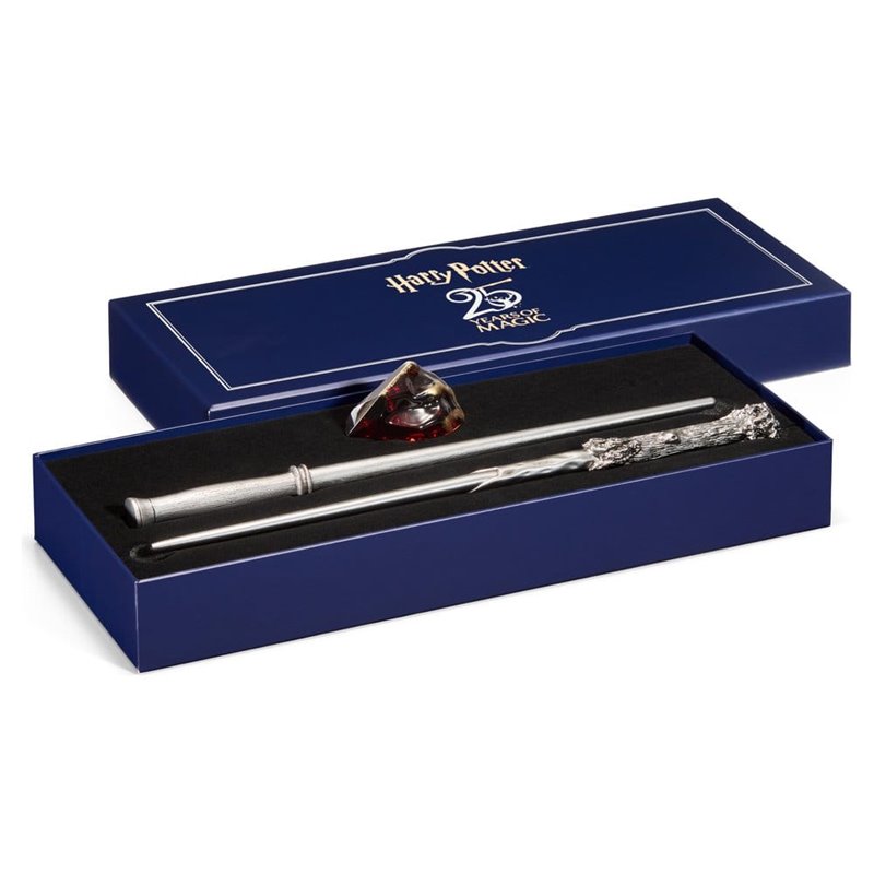 Harry Potter Celebration Wand Harry Potter 25th Anniversary Wands and Sorcerer's Stone Set Harry Potter Celebration Wand Harry Potter 25th Anniversary Wands and Sorcerer's Stone Set