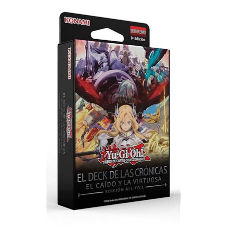 Yu-Gi-Oh Baraja de Estructura: El Deck de las Crónicas: El Caído y la Virtuosa - Cartas Español