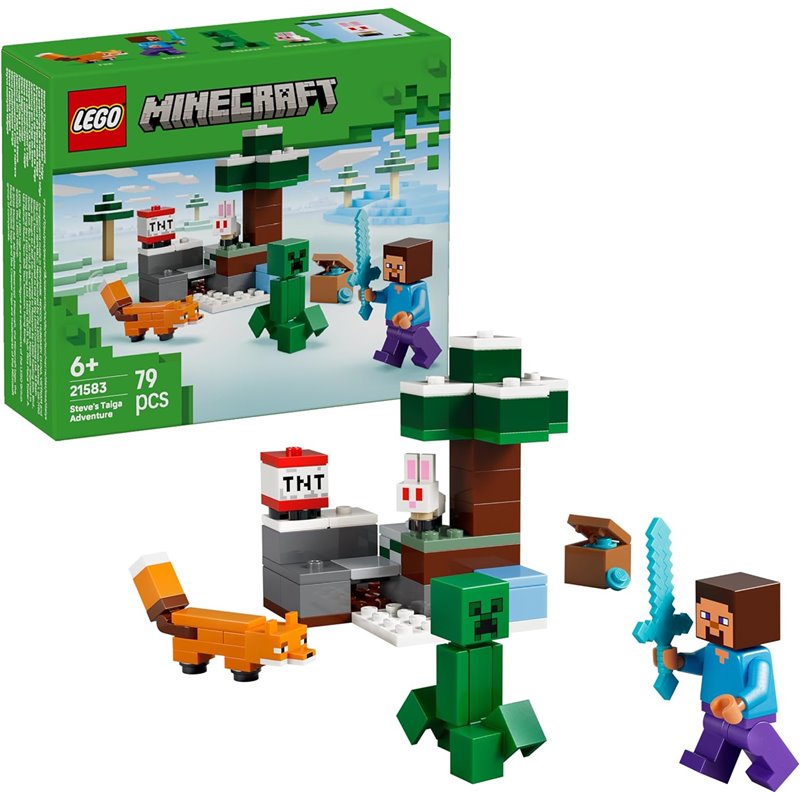 LEGO Minecraft: La Aventura de Steve en la Taiga