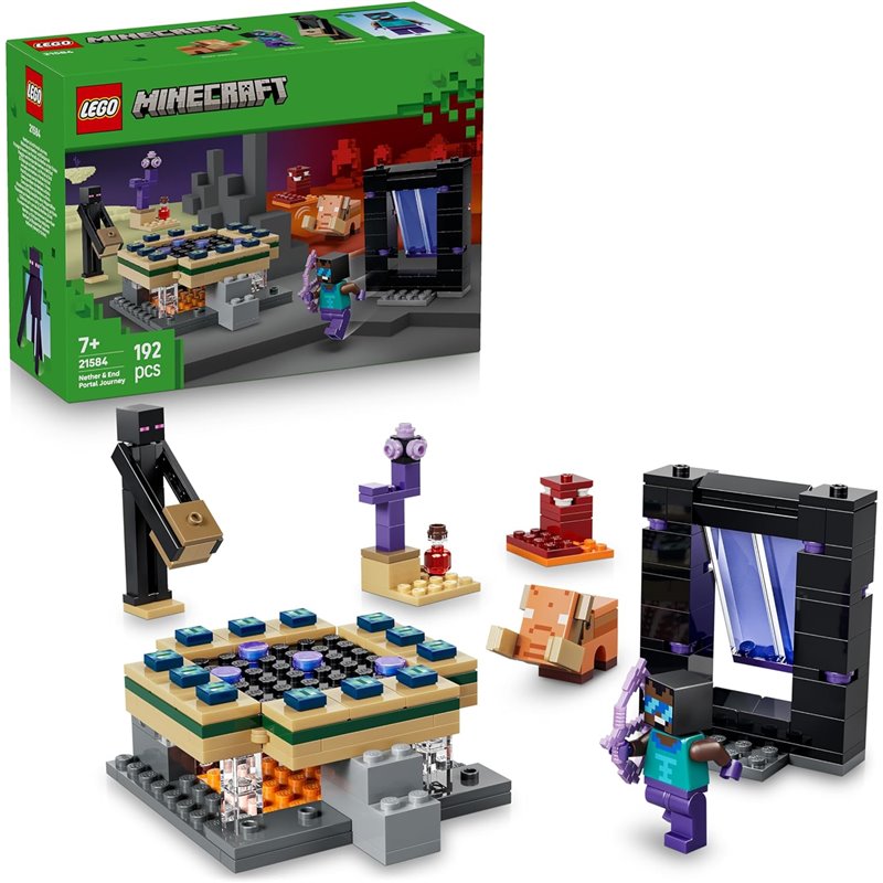 LEGO Minecraft: El Viaje por el Nether y el Portal al End LEGO Minecraft: El Viaje por el Nether y el Portal al End
