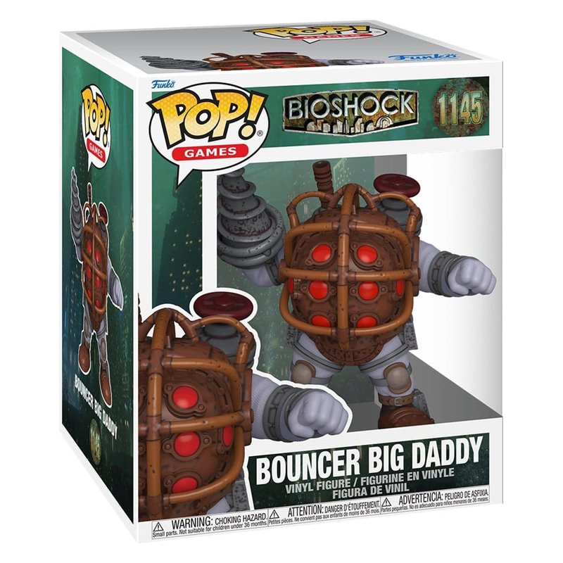 Funko Pop! Super Sized - Bouncer Big Daddy - Bioshock - Figura 15 cm