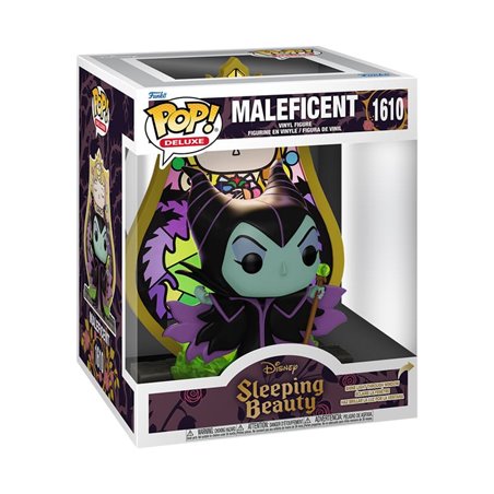 Funko Pop! Deluxe - Figura Maleficent (Glass) - Disney Figura 9 cm