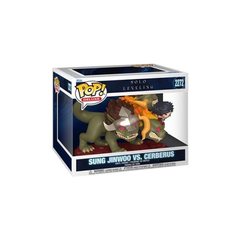 Funko Pop! Deluxe - Sung Jinwoo vs Cerberus - Solo Leveling - 9 cm Funko Pop! Deluxe - Sung Jinwoo vs Cerberus - Solo Leveling - 9 cm