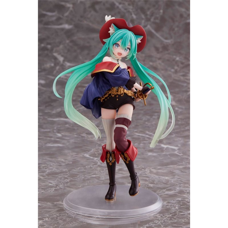 Miku Wonderland Puss in Boots - Hatsune Miku 18 cm - Furyu Miku Wonderland Puss in Boots - Hatsune Miku 18 cm - Furyu