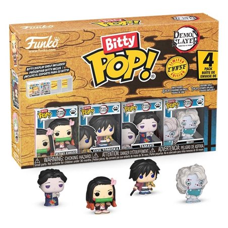Funko Bitty Pop! Pack 4 figuras Nezuko - Kimetsu no Yaiba 4,5 cm