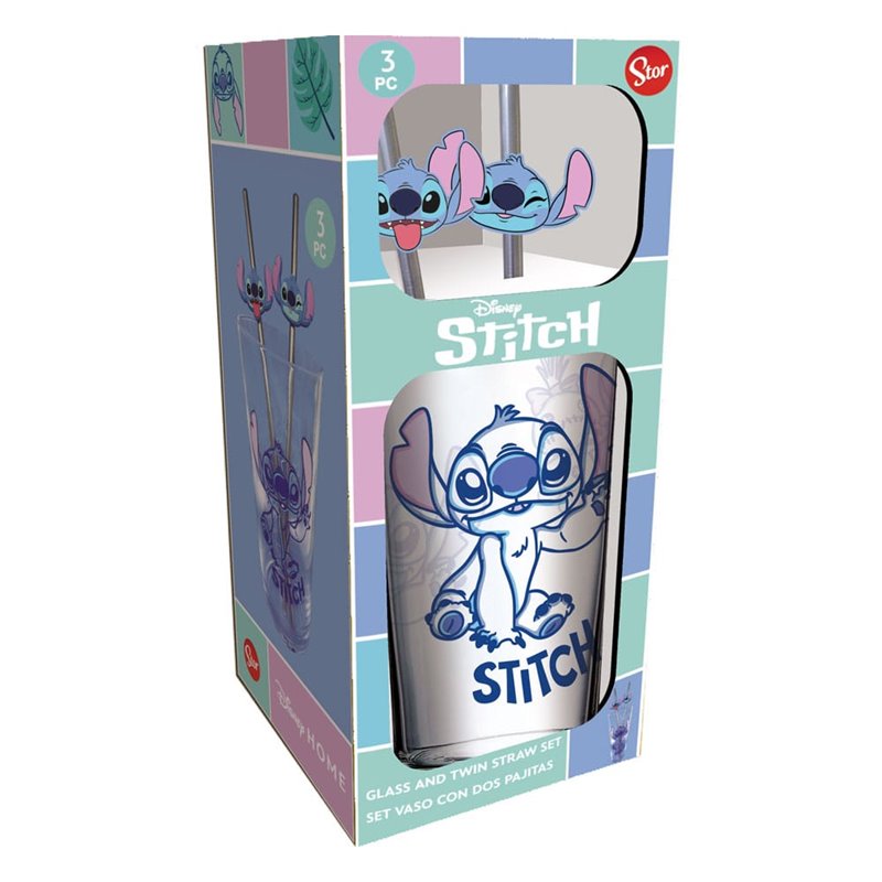 Vaso Tumbler con pajitas Stitch - Lilo & Stitch - 485 ml - Disney Vaso Tumbler con pajitas Stitch - Lilo & Stitch - 485 ml - Disney