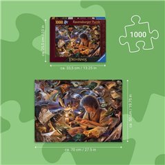 Puzzle 1000 Piezas - El Viaje de Frodo - El Señor de los Anillos Ravensburger