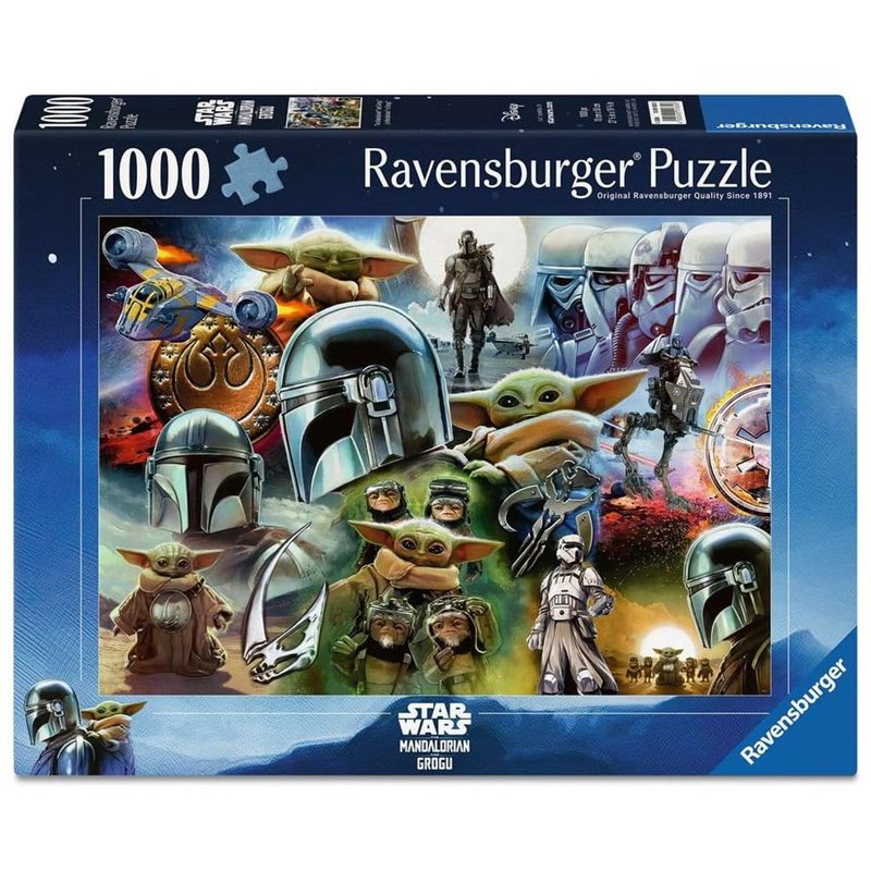 Puzzle The Mandalorian y Grogu - 1000 Piezas Star Wars Puzzle The Mandalorian y Grogu - 1000 Piezas Star Wars