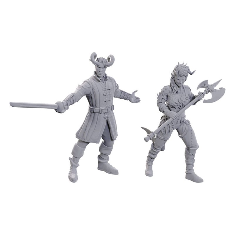 Wyll & Karlach - Miniatura Dungeons and Dragons D&D Baldur's Gate Wyll & Karlach - Miniatura Dungeons and Dragons D&D Baldur's Gate