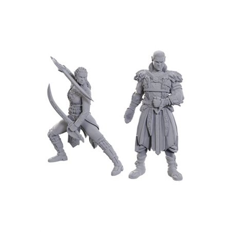 Jaheira & Halsin - Miniatura Dungeons and Dragons D&D Baldur's Gate