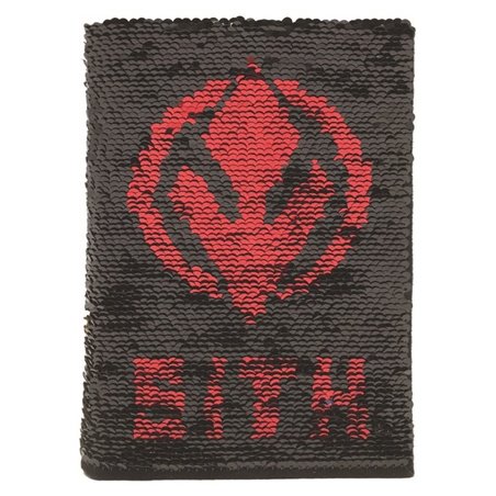 Libreta Premium Lentejuelas Sith Jedi - Star Wars