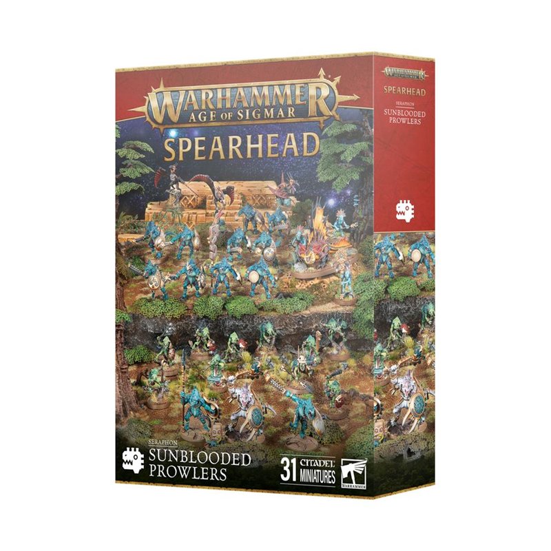 Punta de lanza: Seraphon – Acechadores Estirpesolar - Spearhead Seraphon Seunblooded Prowlers