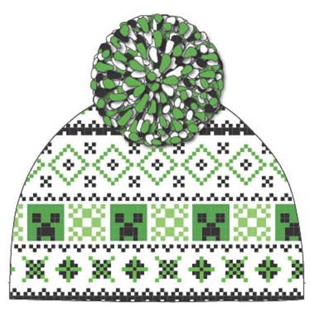 Gorro Beanie Creaper - Minecraft
