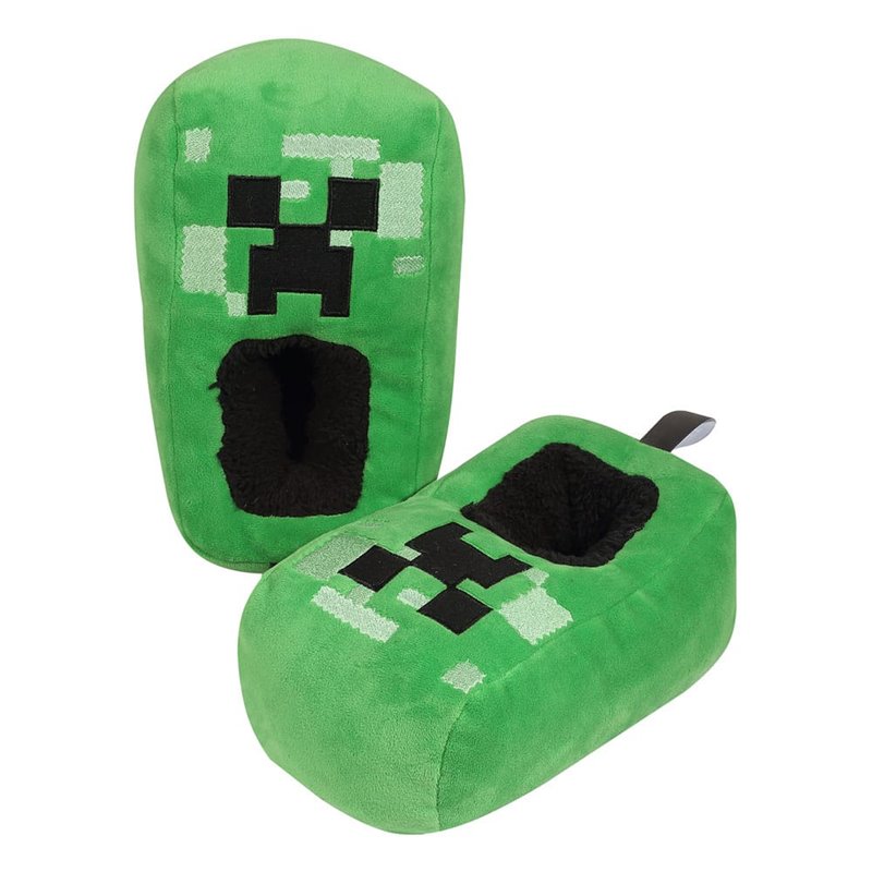 Zapatillas Creaper - Minecraft Talla L/XL Zapatillas Creaper - Minecraft Talla L/XL
