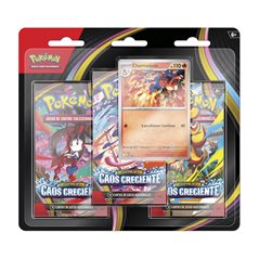 Pokemon Megaevolución Caos Creciente - Blister Pack 3 Sobres Castellano