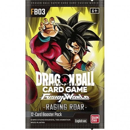 Dragon Ball JCC Fusion World FB03 Raging Roar - Sobre de 12 Cartas