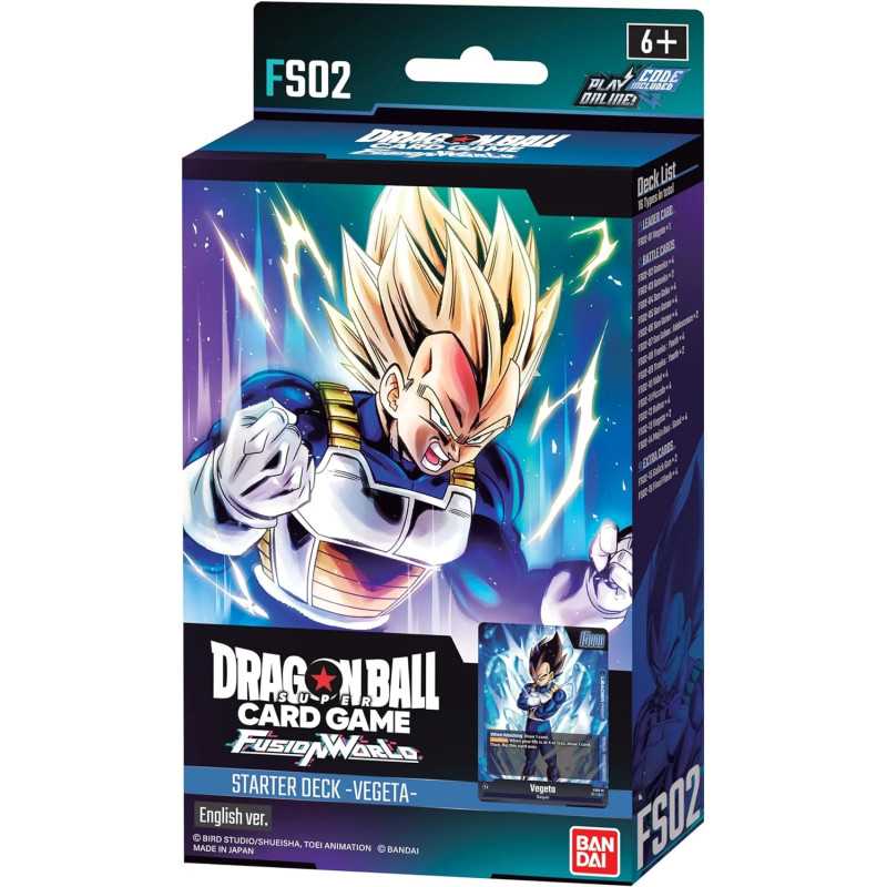 Dragon Ball Super Fusion World - FS02 Starter Deck Vegeta - Baraja Dragon Ball Super Fusion World - FS02 Starter Deck Vegeta - Baraja