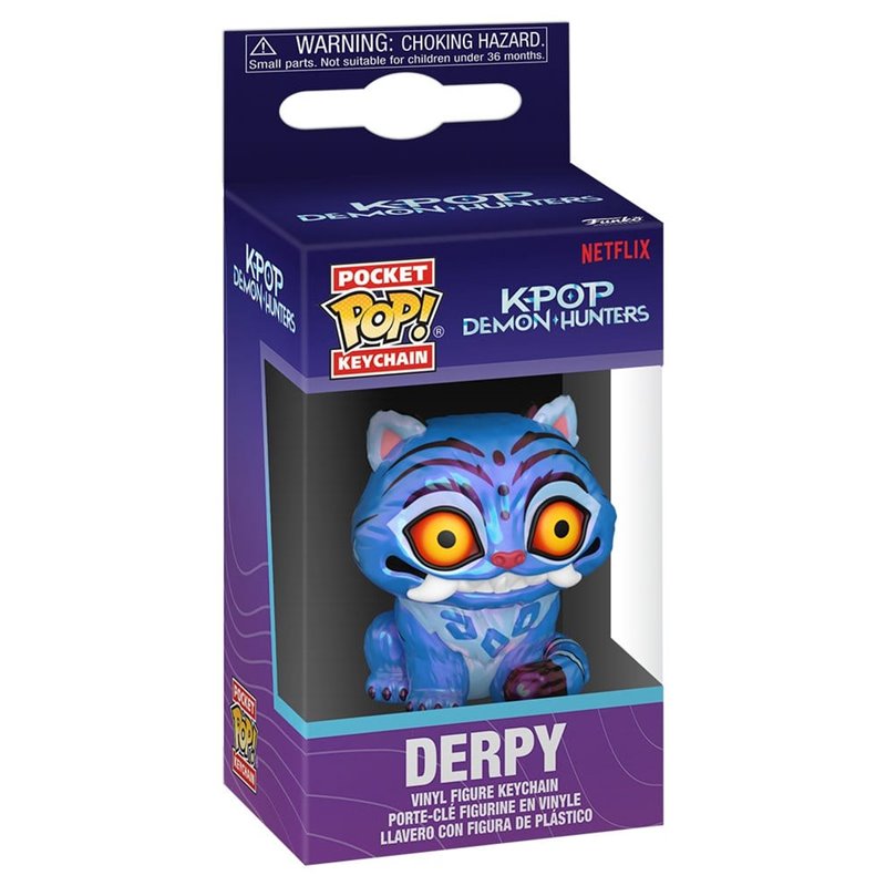 Funko Pop! Llavero Derpy - K-Pop Demon Hunters Figura 4 cm Funko Pop! Llavero Derpy - K-Pop Demon Hunters Figura 4 cm