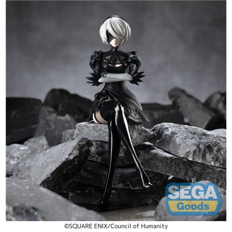 Figura Sega Goods NieR:Automata Ver1.1a Estatua PVC PM Perching 2B