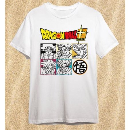 Camiseta Goku Transformaciones - Dragon Ball