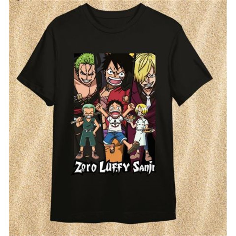Camiseta Luffy, Zoro, Sanji - One Piece Camiseta Luffy, Zoro, Sanji - One Piece