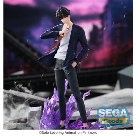 Solo Leveling Estatua PVC XrossLink Sung Jinwoo - Figura 18 cm