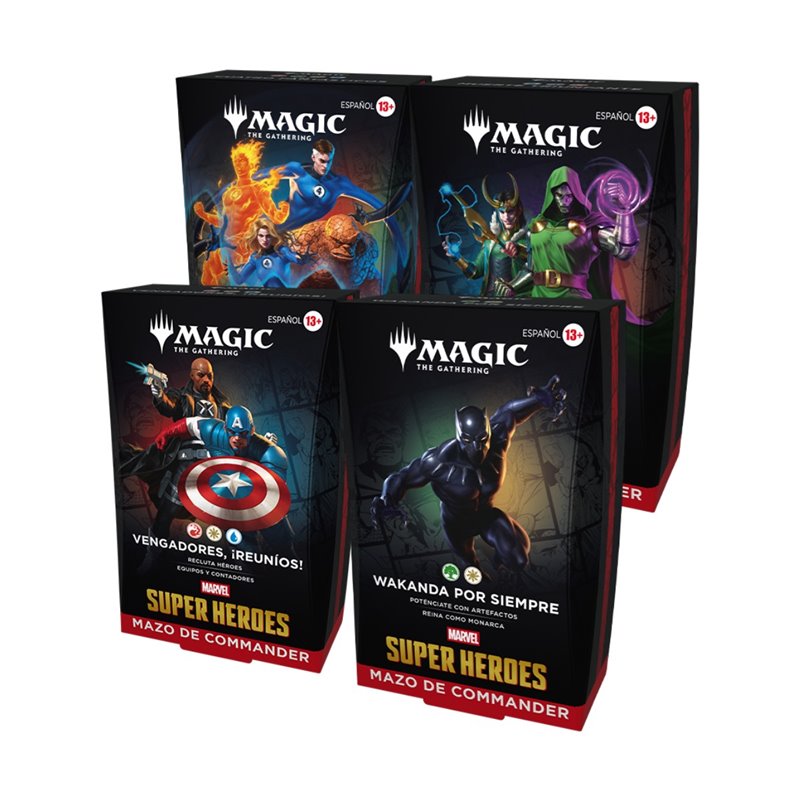Magic: Marvel Super Heroes - Mazo Commander Español Magic: Marvel Super Heroes - Mazo Commander Español