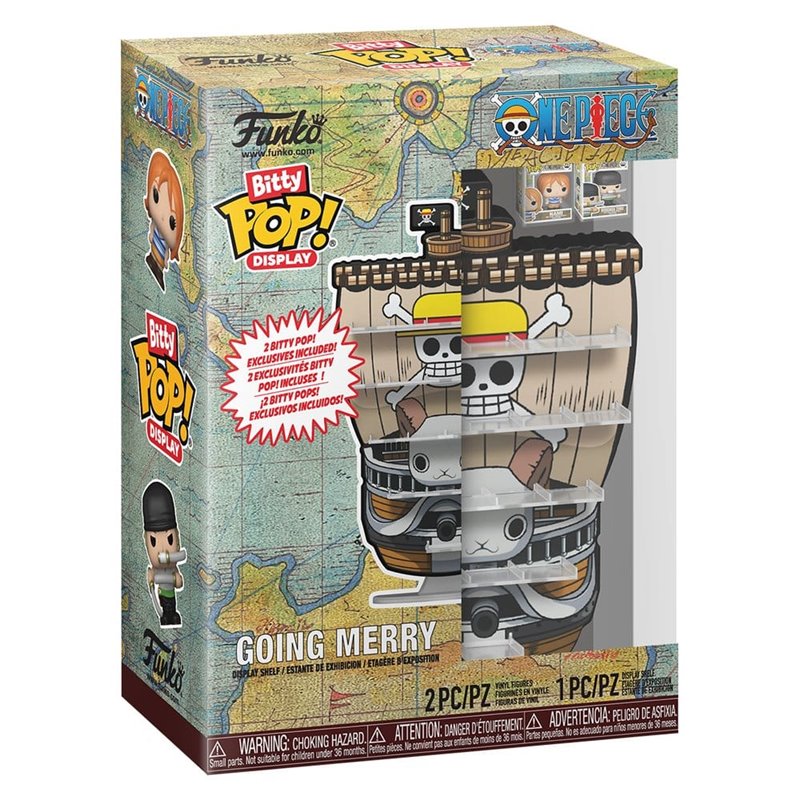 Funko Bitty Pop! Display Going Merry Expositor - One Piece Funko Bitty Pop! Display Going Merry Expositor - One Piece