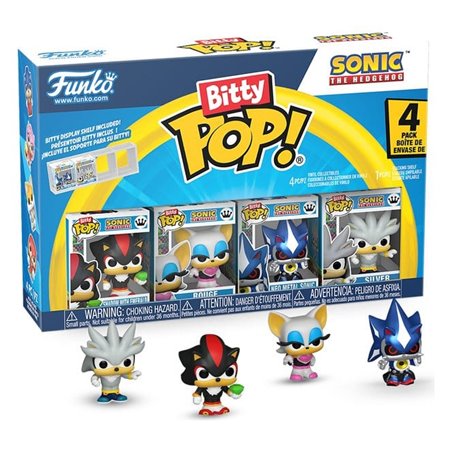 Funko Bitty Pop! Pack 4 Sonic - Shadow - 2,5 cm