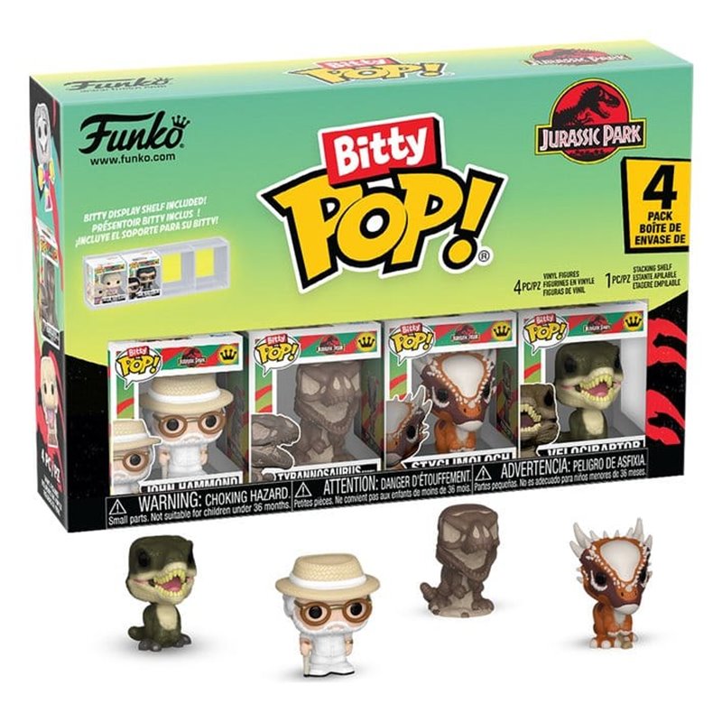 Funko Bitty Pop! Pack 4 Jurassic Park - Velociraptor - 2,5 cm Funko Bitty Pop! Pack 4 Jurassic Park - Velociraptor - 2,5 cm