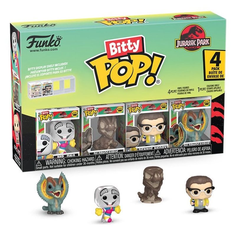 Funko Bitty Pop! Pack 4 Jurassic Park - Mr. DNA - 2,5 cm Funko Bitty Pop! Pack 4 Jurassic Park - Mr. DNA - 2,5 cm