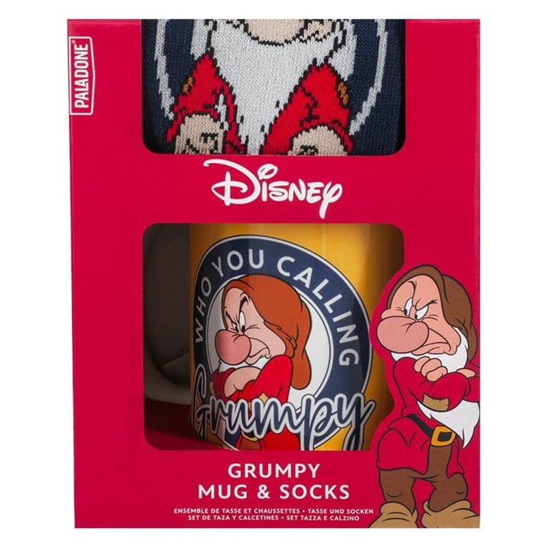 Pack Taza + Calcetines Grumpy - Gruñón - Disney