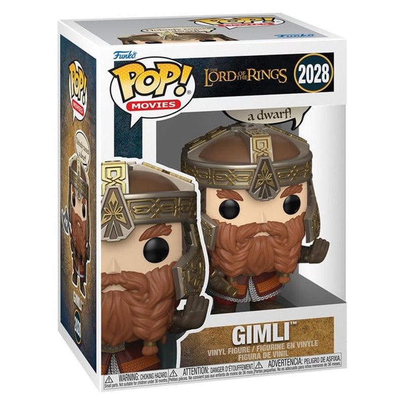 Funko Pop! Gimli: Nobody Tosses a Dwarf - El Señor de los Anillos Figura 10 cm