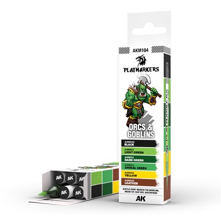 Playmarkers Set Orcs & Goblins - Pintura AK Interactive
