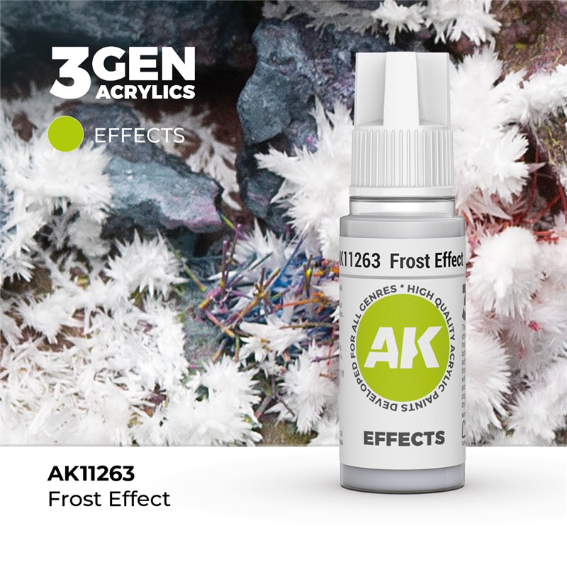 Efecto Escarcha - Frost Effect - Pintura AK Interactive
