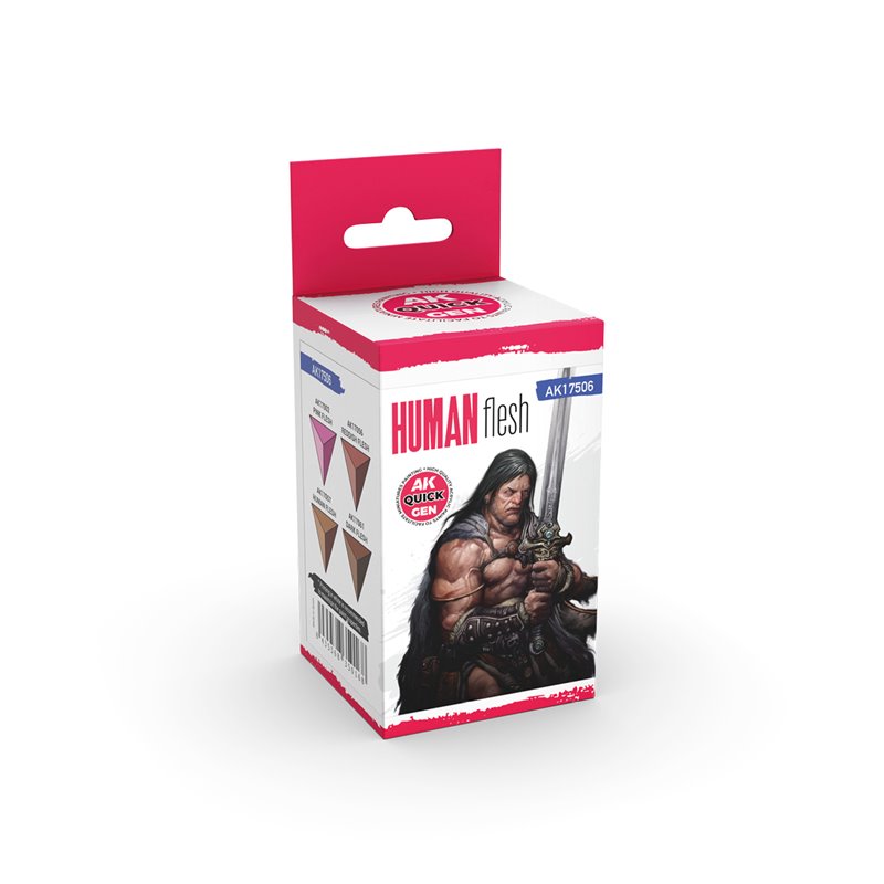 Carne Humana - Human Flesh Quick Gen Set - Pintura AK Interactive