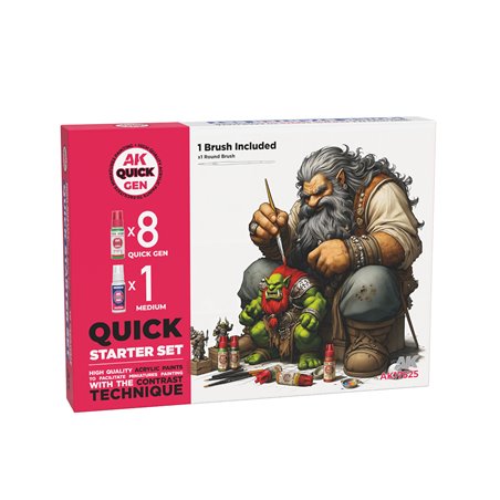 Set de Iniciación Quick Gen - Pintura AK Interactive
