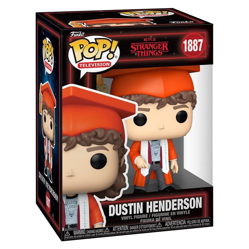 Funko Pop! Dustin Henderson - Stranger Things Figura 10cm Funko Pop! Dustin Henderson - Stranger Things Figura 10cm