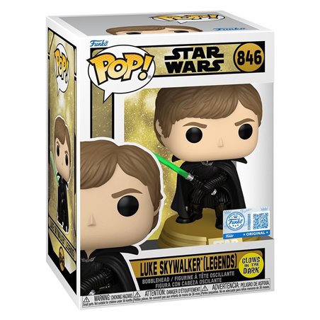 Funko Pop! Luke Skywalker - Glows in the Dark - Star Wars Figura