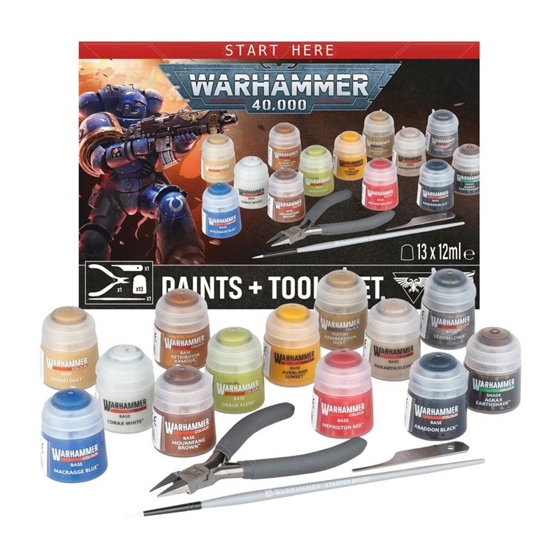 Warhammer 40.000 Set de Pinturas y Herramientas