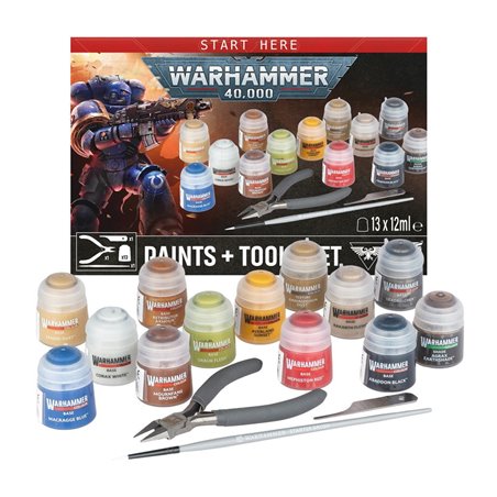 Warhammer 40.000 Set de Pinturas y Herramientas