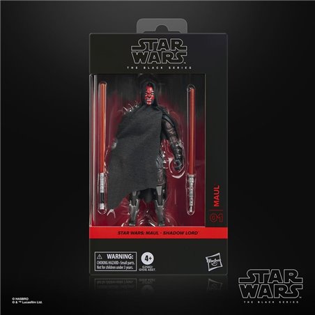 Darth Maul Shadow Lord - Star Wars - Figura Hasbro Black Series