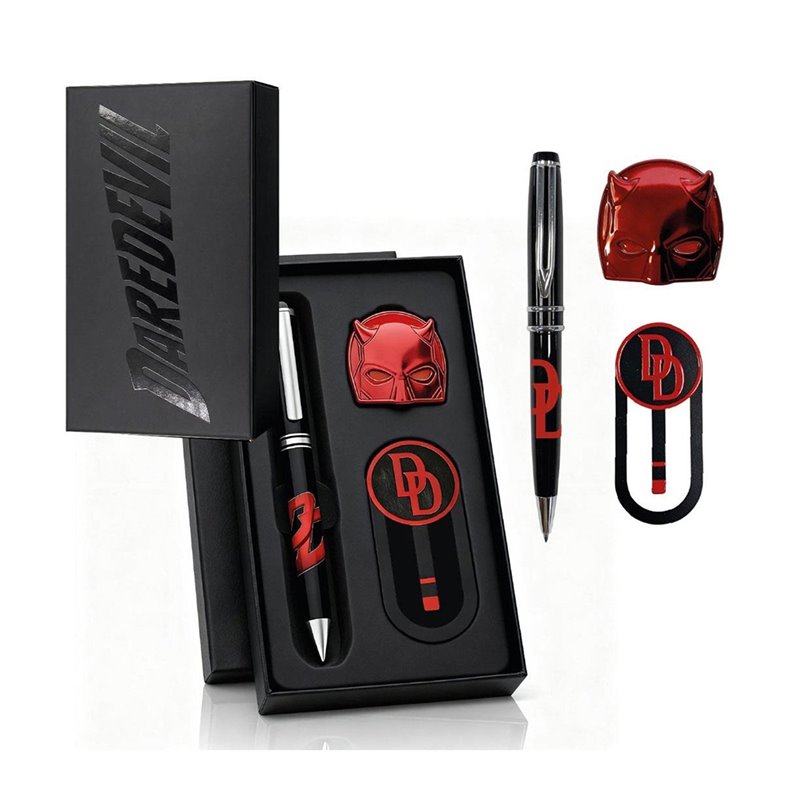 Set de regalo con Bolígrafo Daredevil - Marvel Set de regalo con Bolígrafo Daredevil - Marvel