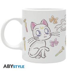 Taza Sailor Moon Luna & Artemis Chibi 320 ml