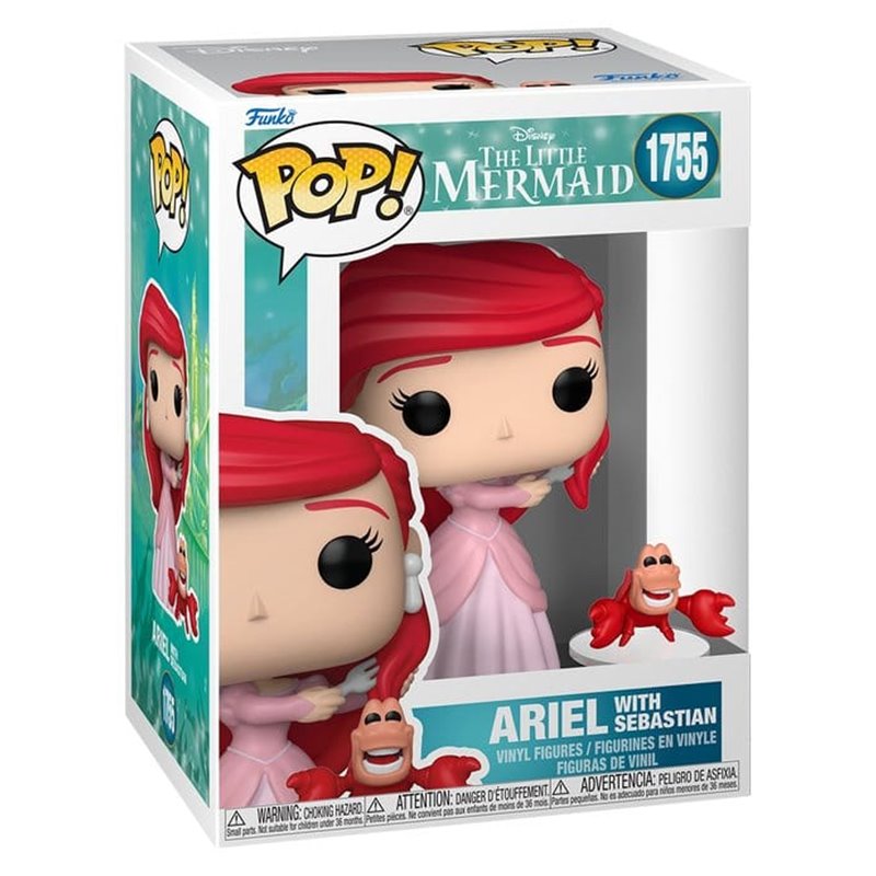 Funko Pop! Ariel with Sebastian - Disney La Sirenita Figura Funko Pop! Ariel with Sebastian - Disney La Sirenita Figura
