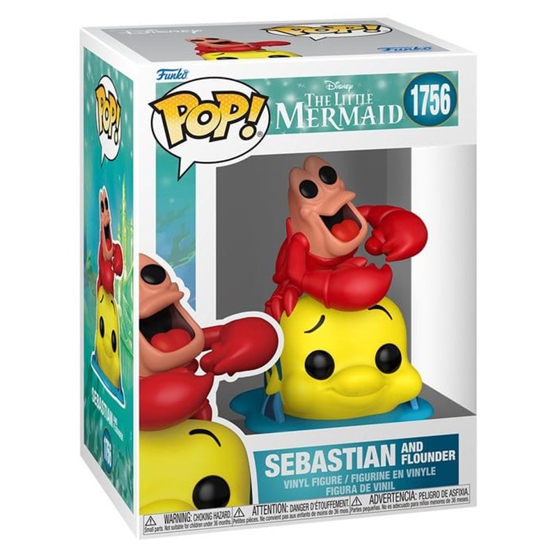 Funko Pop! Sebastian and Flounder - Disney La Sirenita Figura Funko Pop! Sebastian and Flounder - Disney La Sirenita Figura