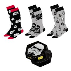 Calcetines Star Wars Dark Side Pack de 3 Talla 38-45