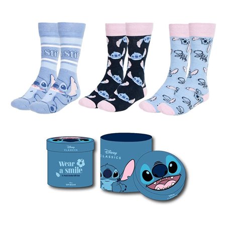Pack 3 Pares de Calcetines Stitch - Disney